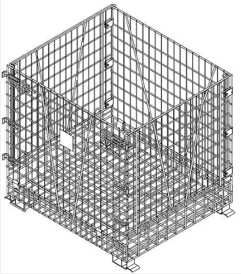 Retention Cage�A(y��)���ͼ�����ý��ٱ��ּ�3D��(sh��)ģ�D�� Solidworks�O(sh��)Ӌ