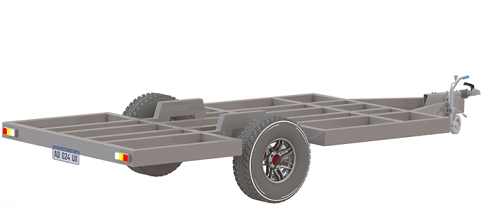 Chasis for Camper¶�I܇�ױP�Y��3D�D�� STEP��ʽ