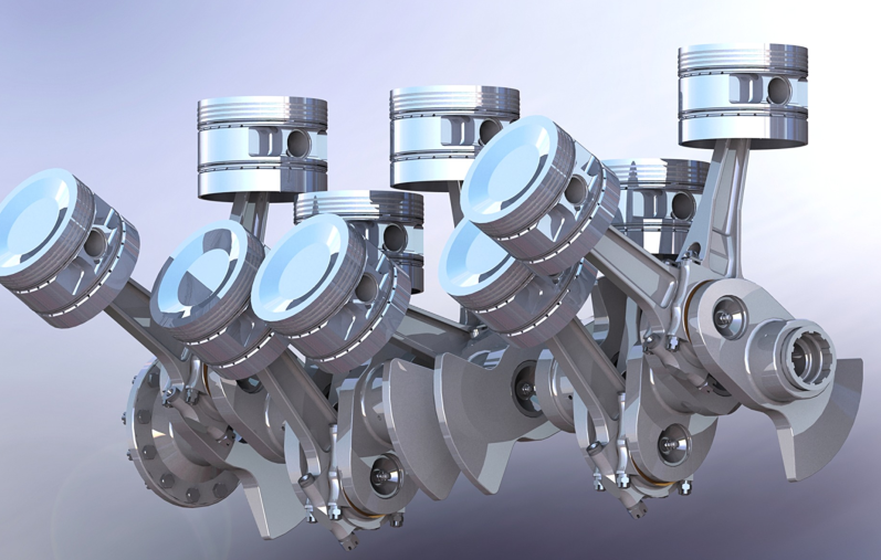 Packard V-1650 Merlin�l(f��)�әC���S�c��������3D�D�� Solidworks�O(sh��)Ӌ