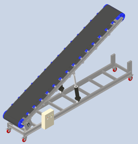 konveyor�Ƕȿ��{(di��o)��(ji��)ݔ�͙C3D��(sh��)ģ�D�� STP��ʽ