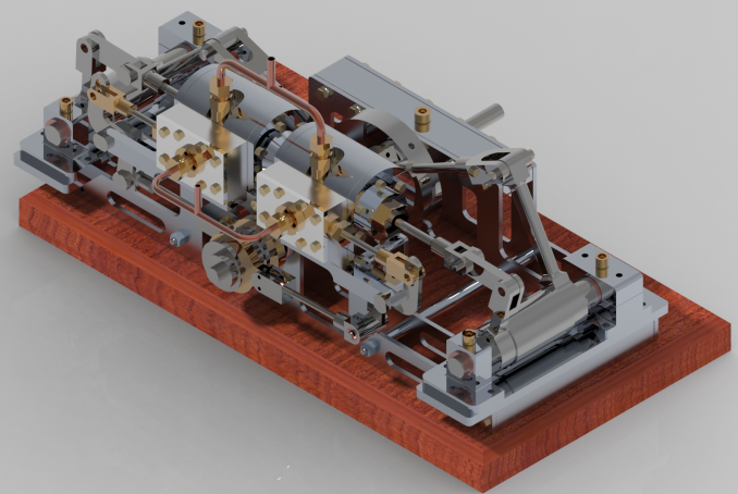 SIDE LEVER ENGINE�����C�Y��3D�D�� STP��ʽ