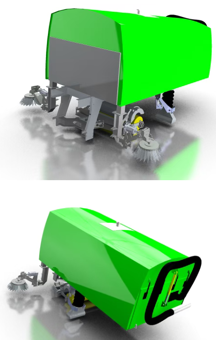 Mechanical Road sweeper�Cе�ߵ�܇3D�D�� igs��ʽ
