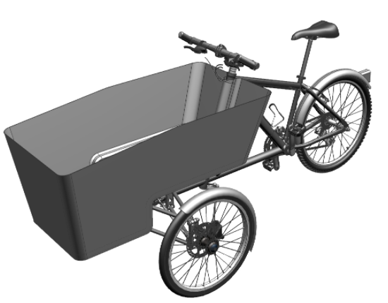 Tilting tricycle������݆����܇3D��ģ�D�� STP��ʽ