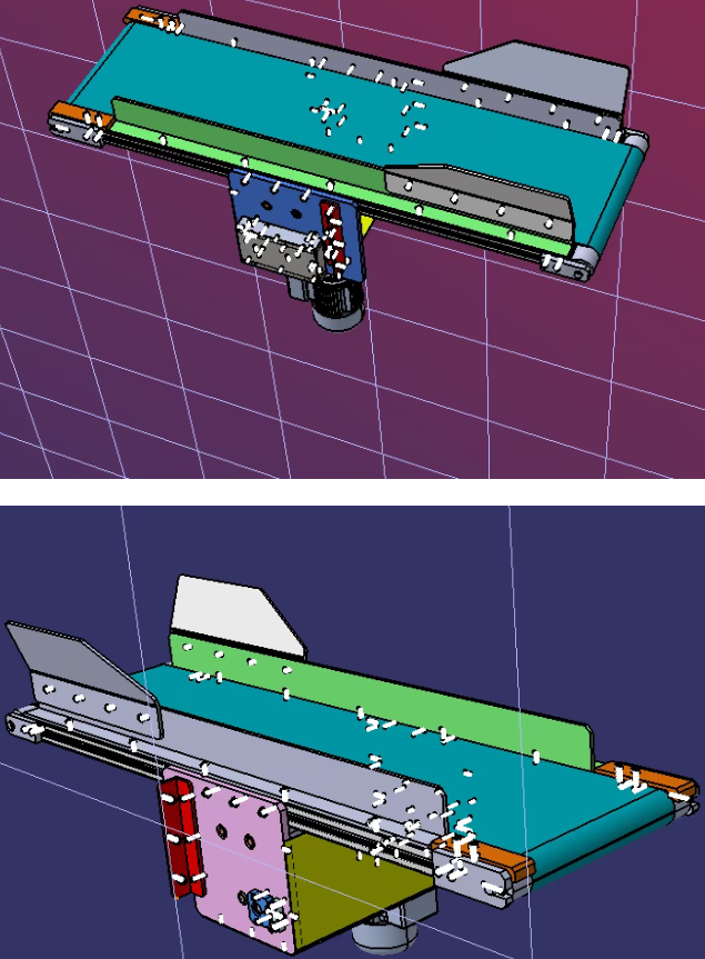 Transportador�o����ݔ�͙C3D��(sh��)ģ�D�� STEP��ʽ