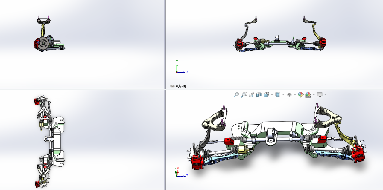 Suspension�Ғ�Y(ji��)��(g��u)3D�D�� Solidworks�O(sh��)Ӌ