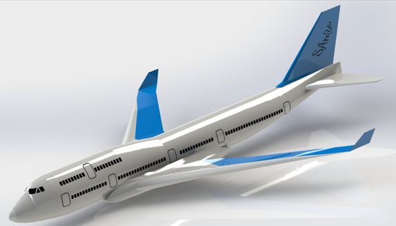 Airbus A380���͙C����3D�D�� Solidworks�OӋ ��STEP