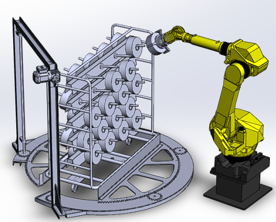 cart picking robot���x���I�C����3D��ģ�D�� STEP��ʽ