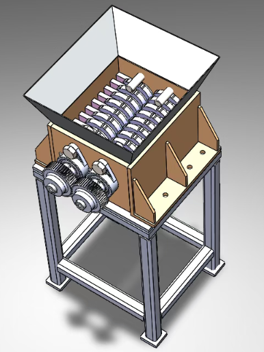 Plastic Shredder���I���Ϸ���C3D��ģ�D�� Solidworks�OӋ